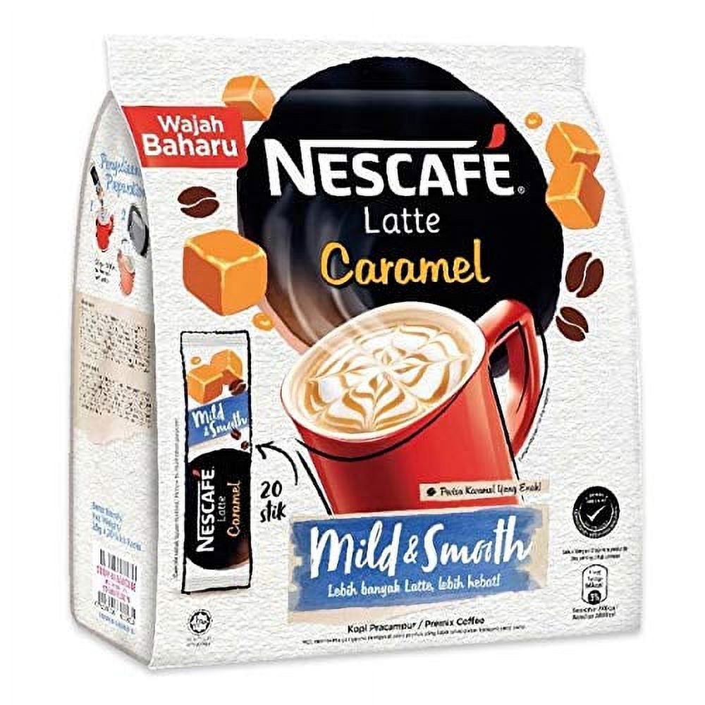 Caramel Coffee Latte Instant Coffee Packets (20 Sticks) G3995