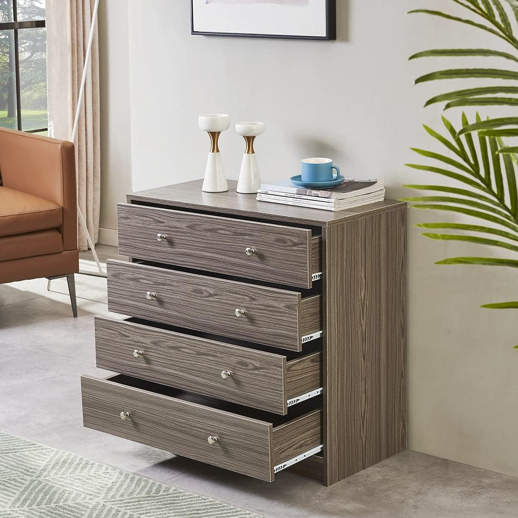 Black 5 Drawer Wood Dresser U43245