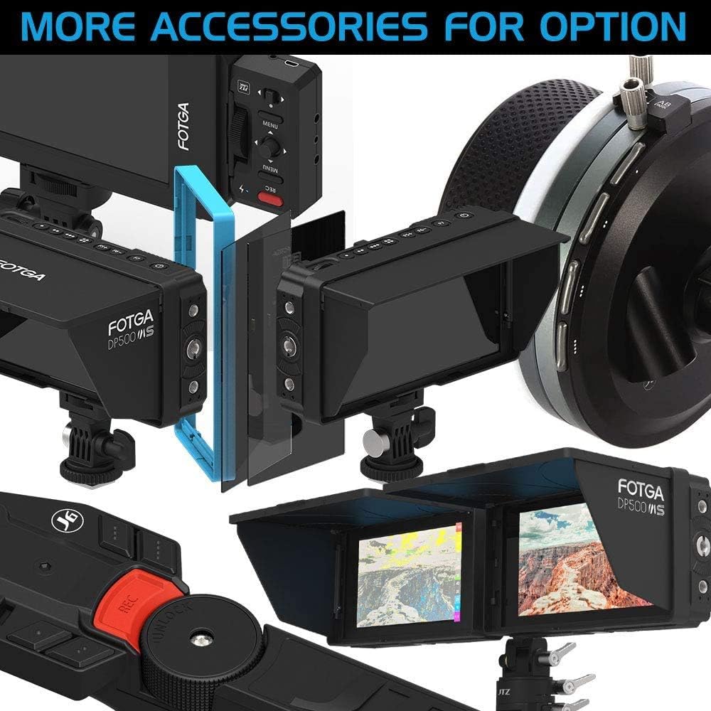 7inch Touchscreen Camera Monitor with Waveform, 3D LUT, FHD 1920x1080 HDMI 4K in/Out Y417819
