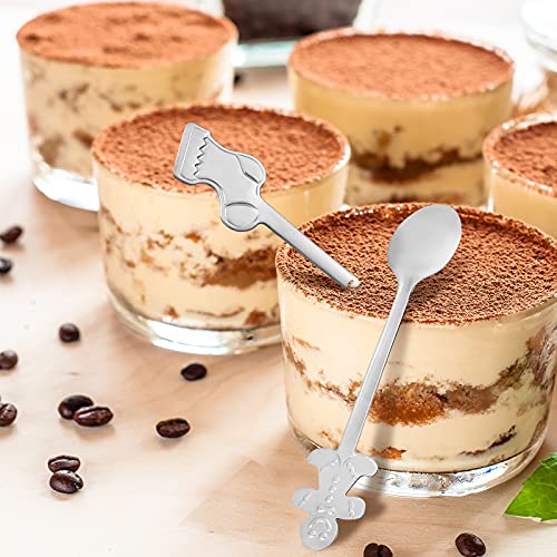 16 Pieces Stainless Steel Stirring Spoon O6948