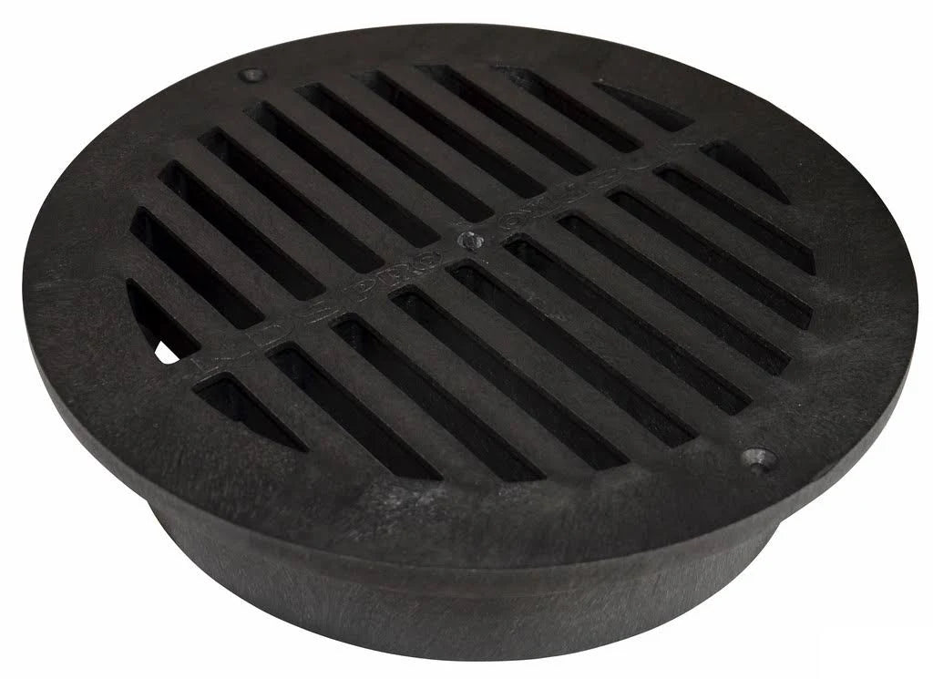 Black Plastic Round Grate N106