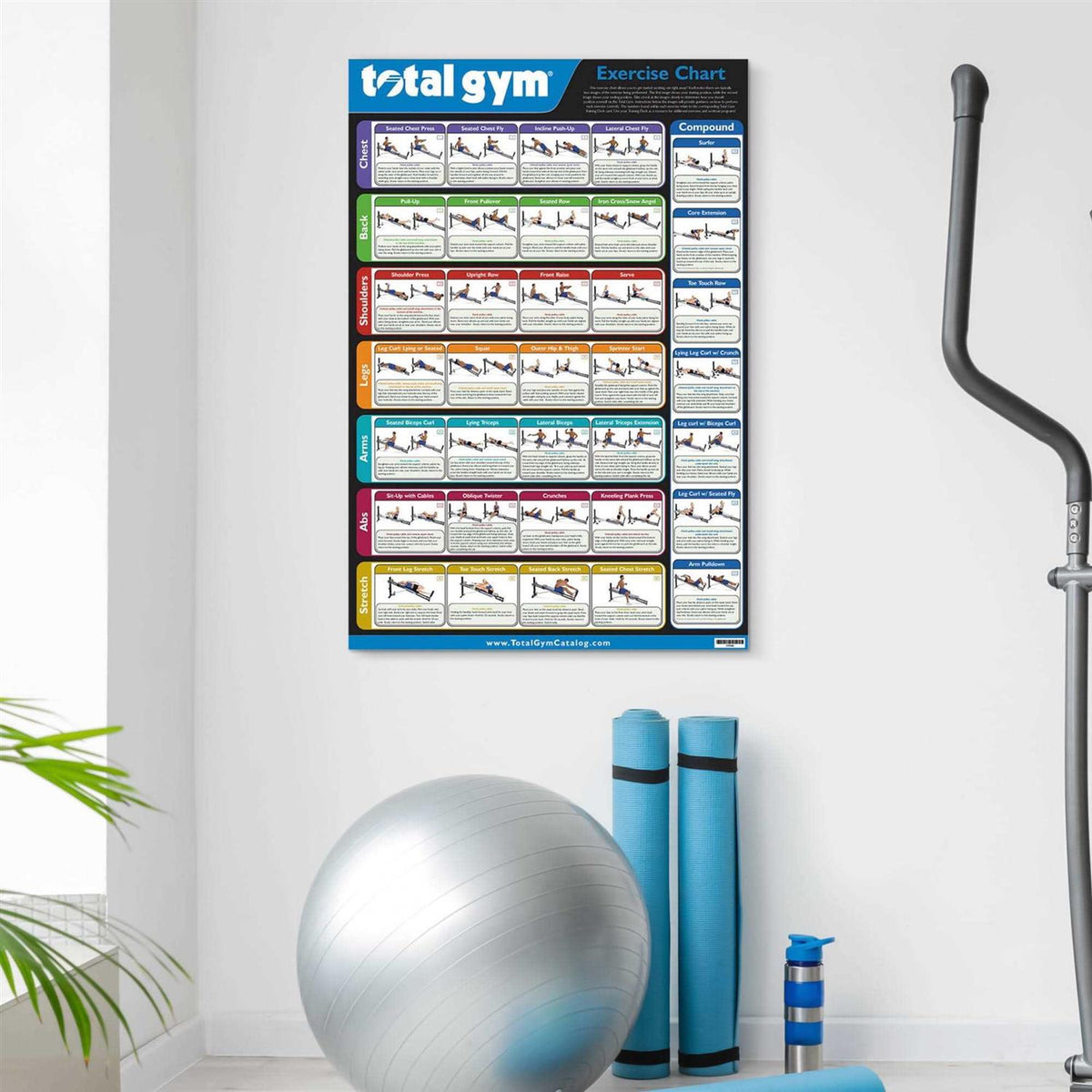 Exercise Chart with 35 Workouts L548933