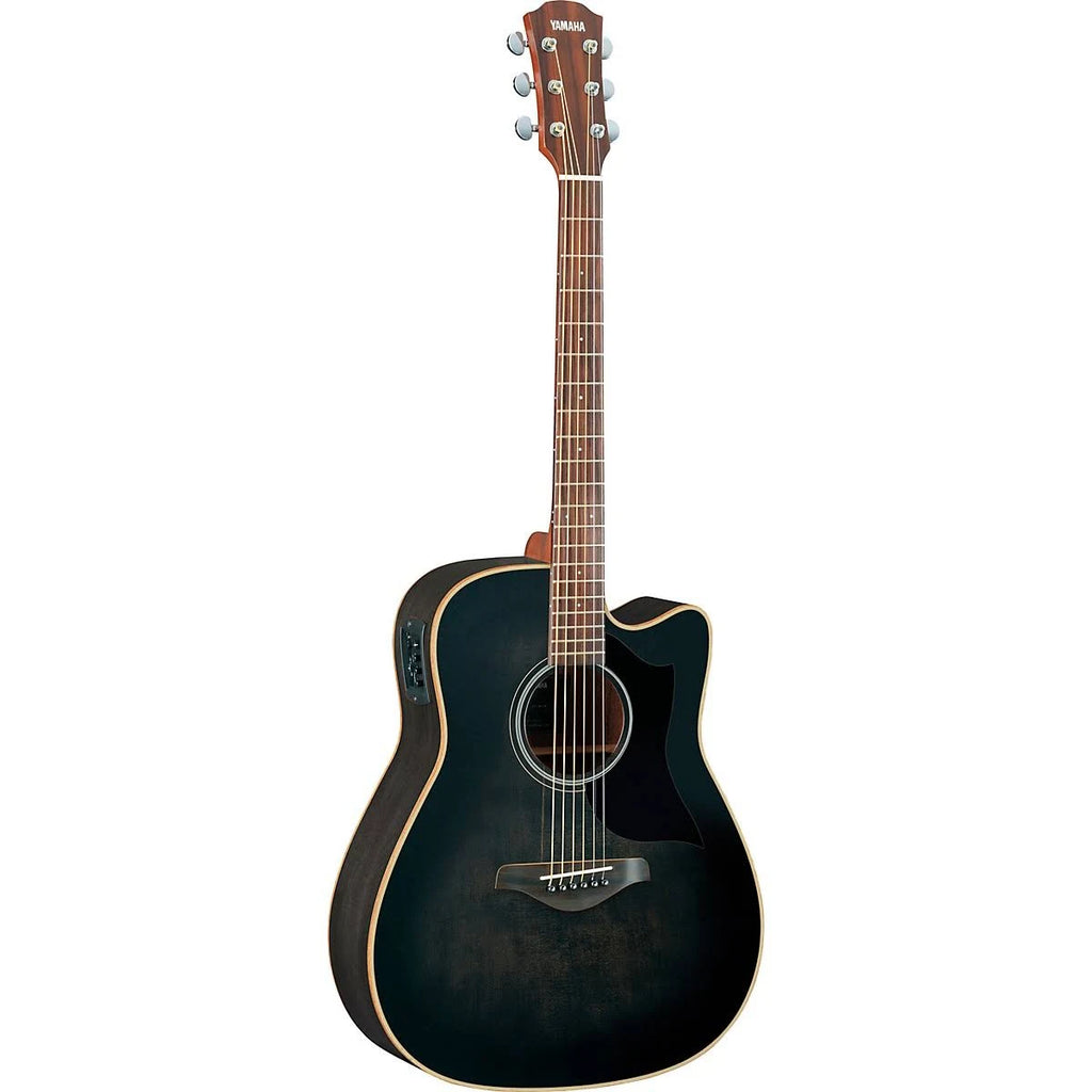 Transparent Black Acoustic-Electric Guitar Q259249