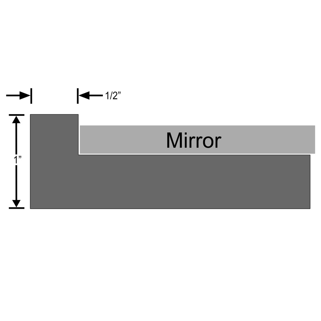 Black Cherry Oval Mirror S215