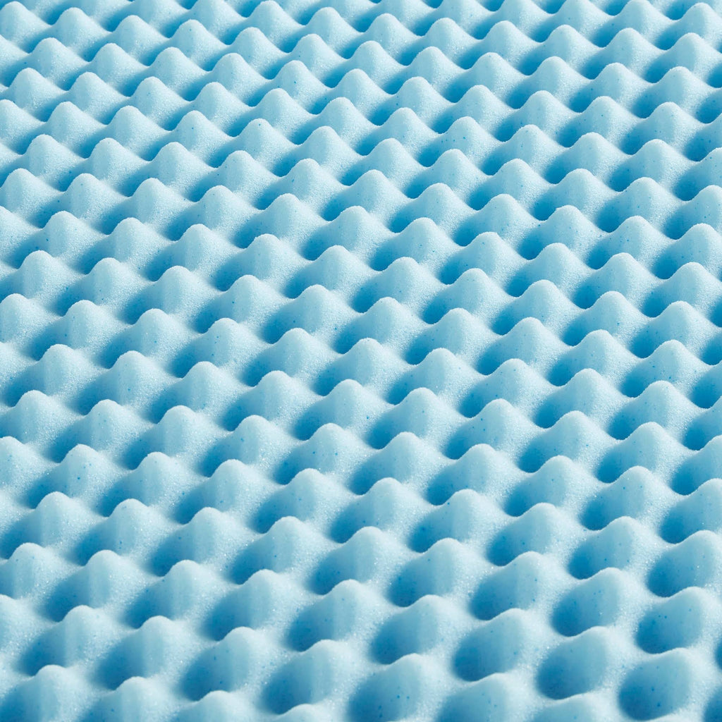 Blue California King Gel Memory Foam Topper I657