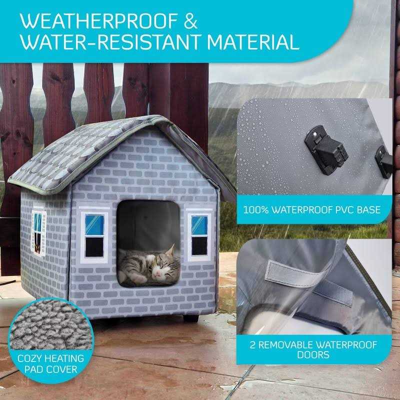 Heated Cat Houses P8288
