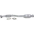 Silver Powder-Coated Catalytic Converter with Heat Shield O19220