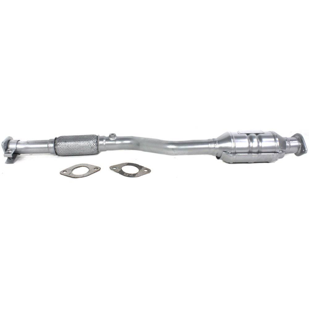 Silver Powder-Coated Catalytic Converter with Heat Shield O19220