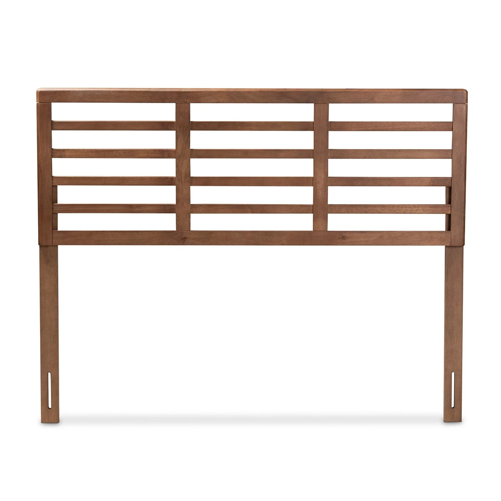 Walnut Wood Open Slat Headboard Queen B2931