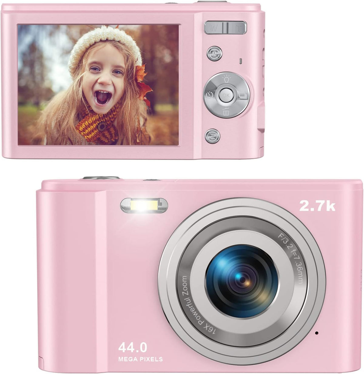 Green 36.0 MP Compact Digital Camera, Pack of 2 W715