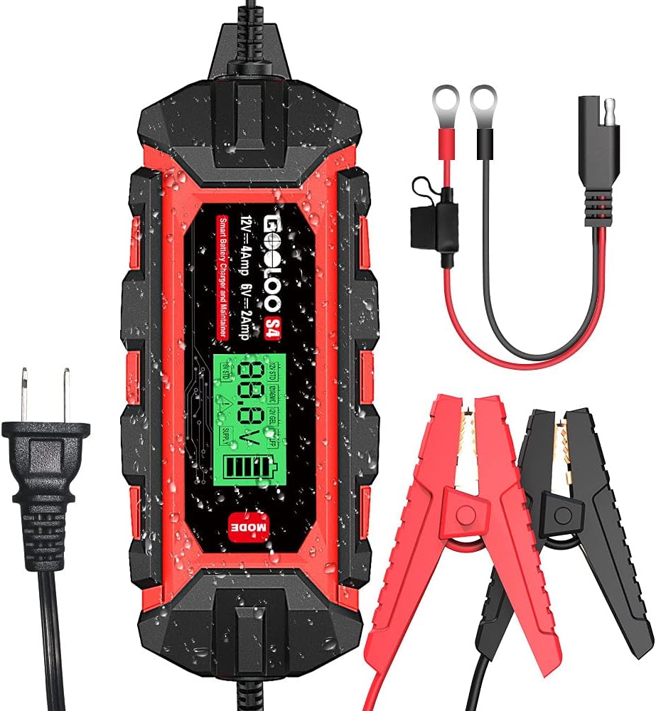 6V/2A and 12V/4A Smart Car Battery Charger X77456