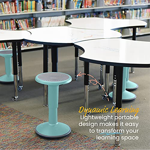 Black Adjustable Height Active Stool P1979