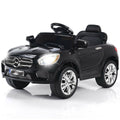 Black Battery Powered LED Lights Kids Riding Car E254