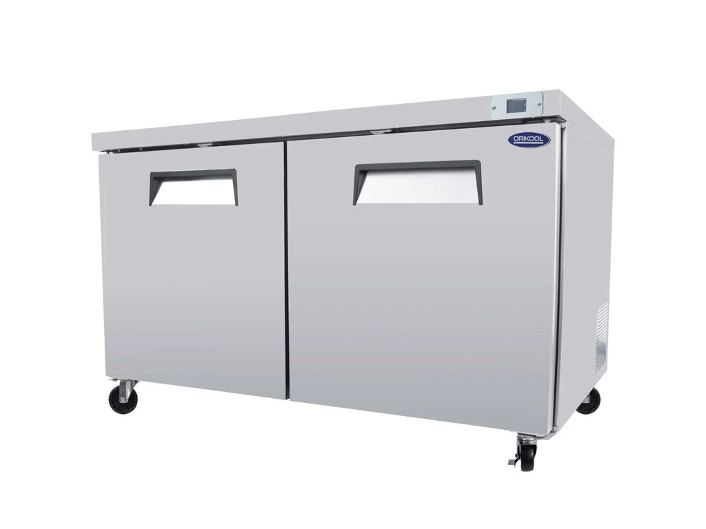 60" Stainless Steel Undercounter Work Top Refrigerator 18Cu.Ft B6071