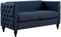 Emer Blue Loveseat V38057