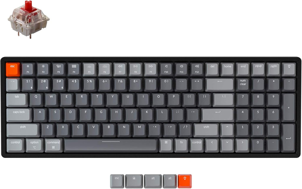 Wireless Bluetooth/USB Wired Gaming Mechanical Keyboard Y2031