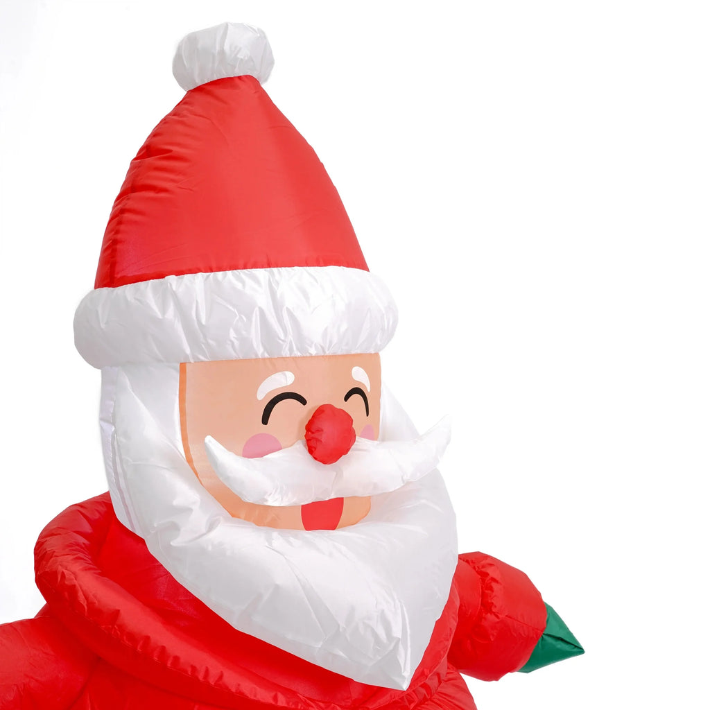 Lighted Christmas Inflatable Santa P44558