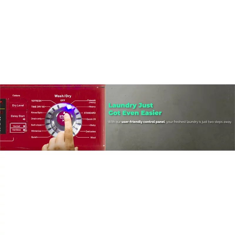 110V Vented/Ventless 13 lbs Combo Washer Dryer A3899