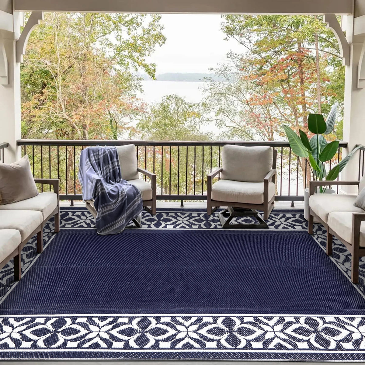 5'x8' Waterproof Plastic Outdoor Rugs H269049