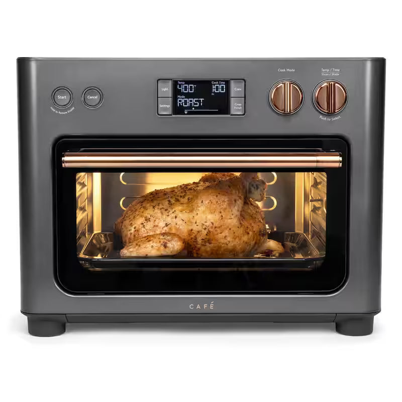 Matte Black 1,800 W Toaster Oven with 14 Modes E17140