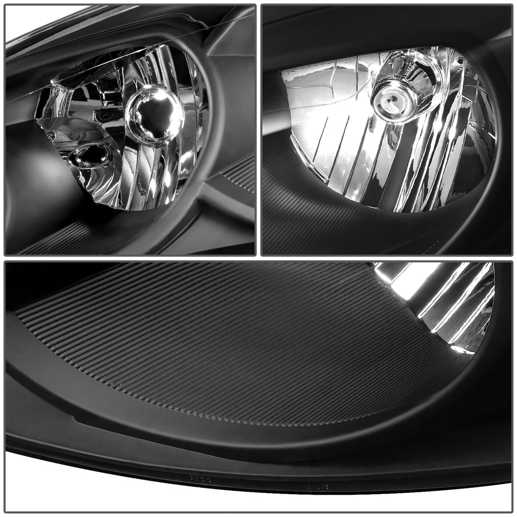Black Housing Clear Corner Headlight Assembly Q7717