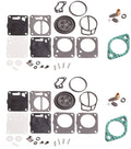 Dual Carb Rebuild Kit with Needle Seat & Base Gaskets X7605