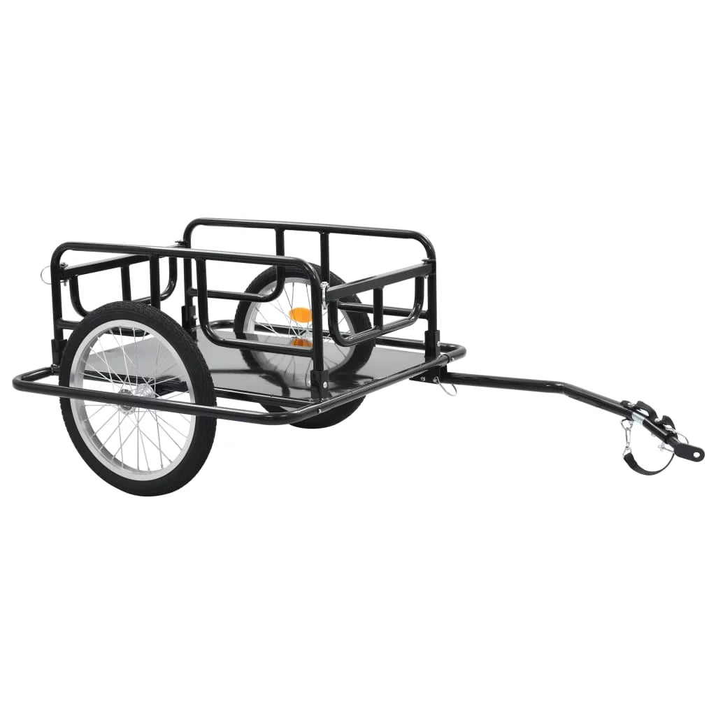 Bike Cargo Trailer Steel Black Z294