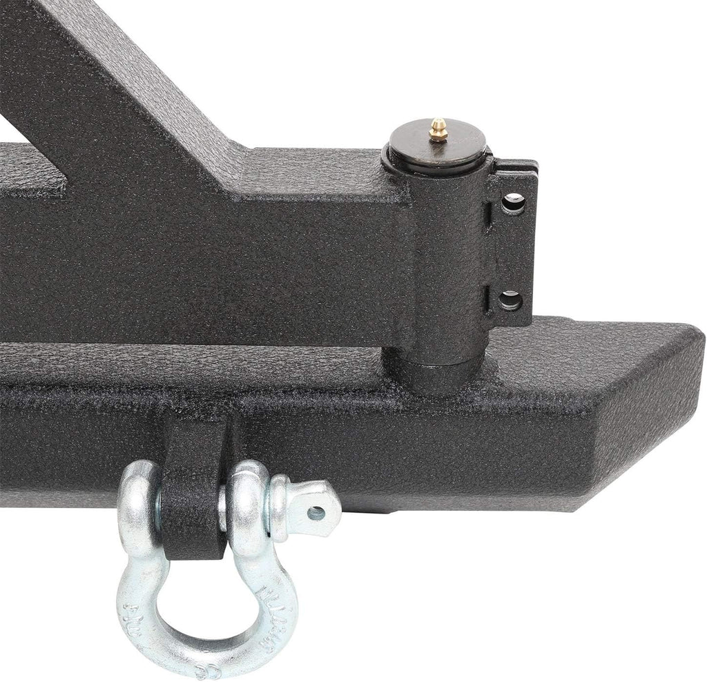 Rear Bumper with D-Ring Mounts, Hitch and Tire Carrier G143852