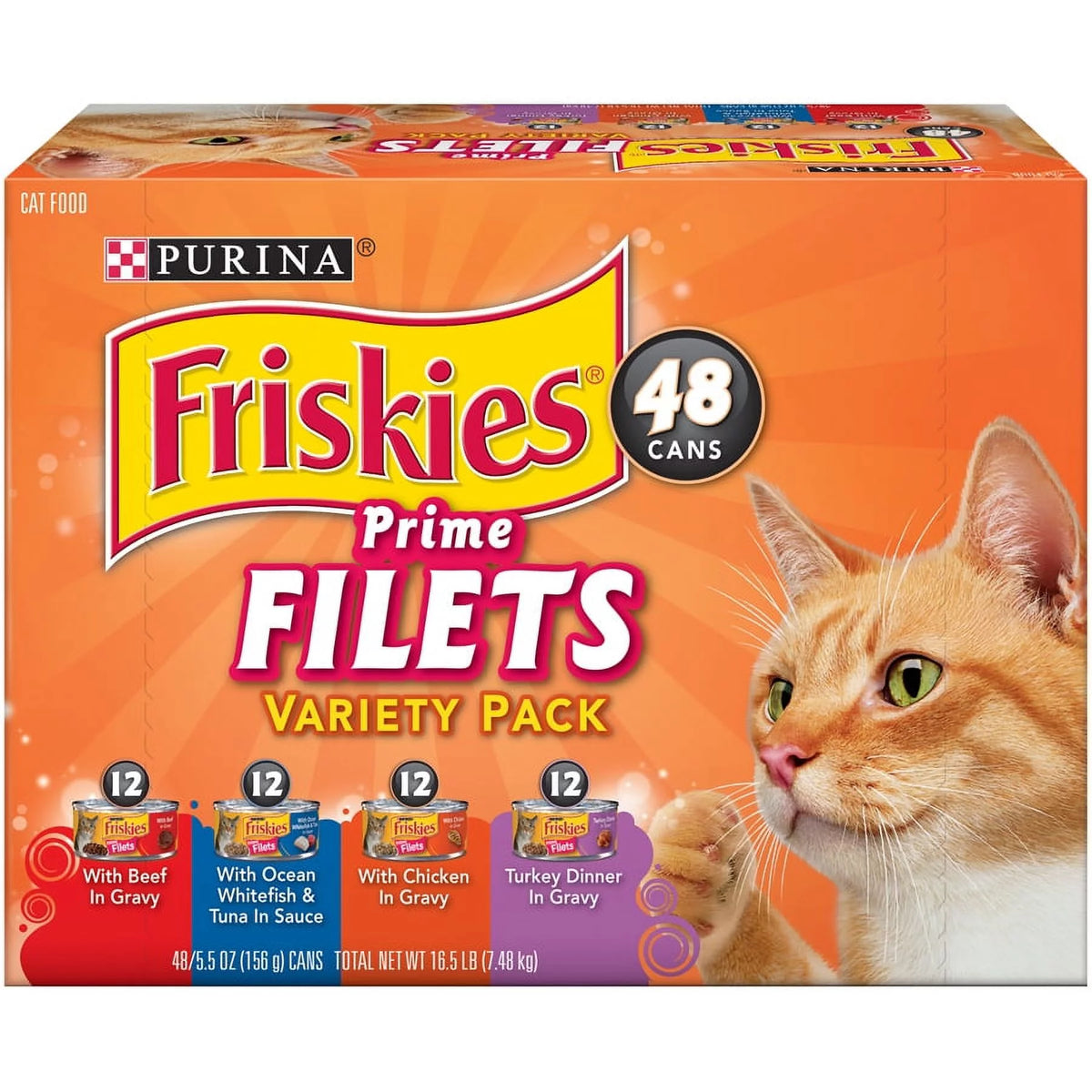 16.5 lb. Adult Wet Cat Food Variety Pack B19681