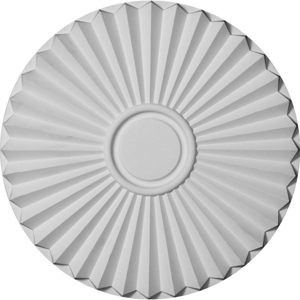 Hand-Painted Brushed Mahogany Ceiling Medallion Z62403