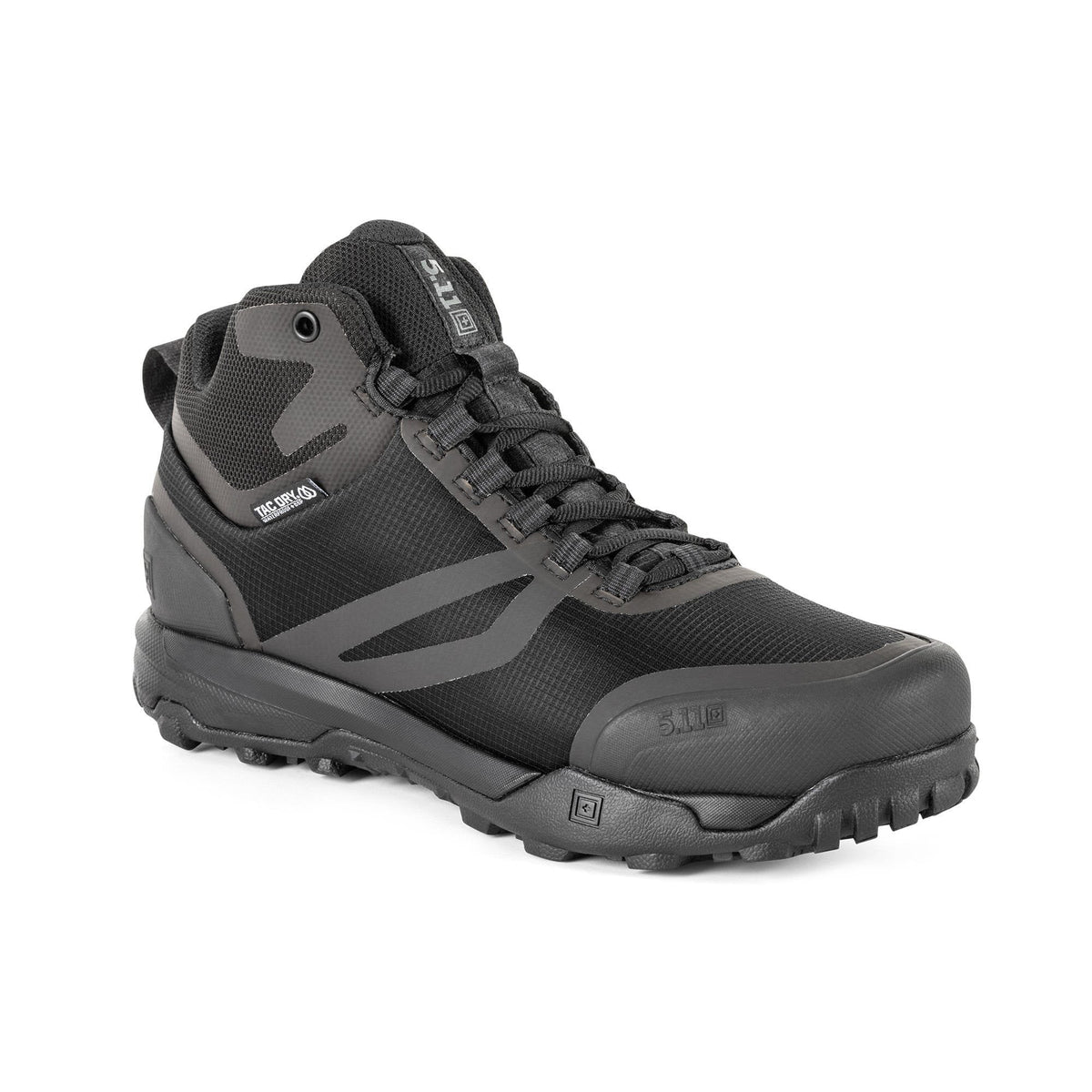Black Waterproof Mid-Height Work Boots V778