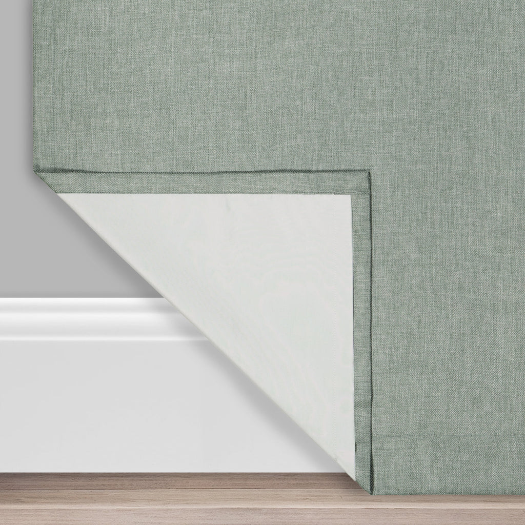 Celadon 50 x 95 Blackout Grommet Top Window Panel F8425