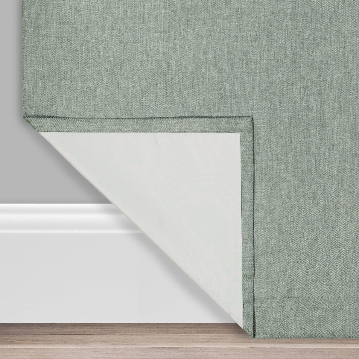 Celadon 50 x 95 Blackout Grommet Top Window Panel F8425