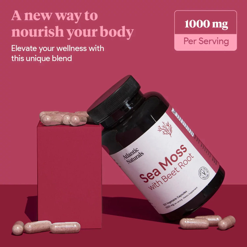 Organic Sea Moss with Beet Root Capsules P58648