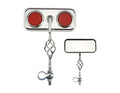 Rectangle Bike Mirrors, Set of 2 D950