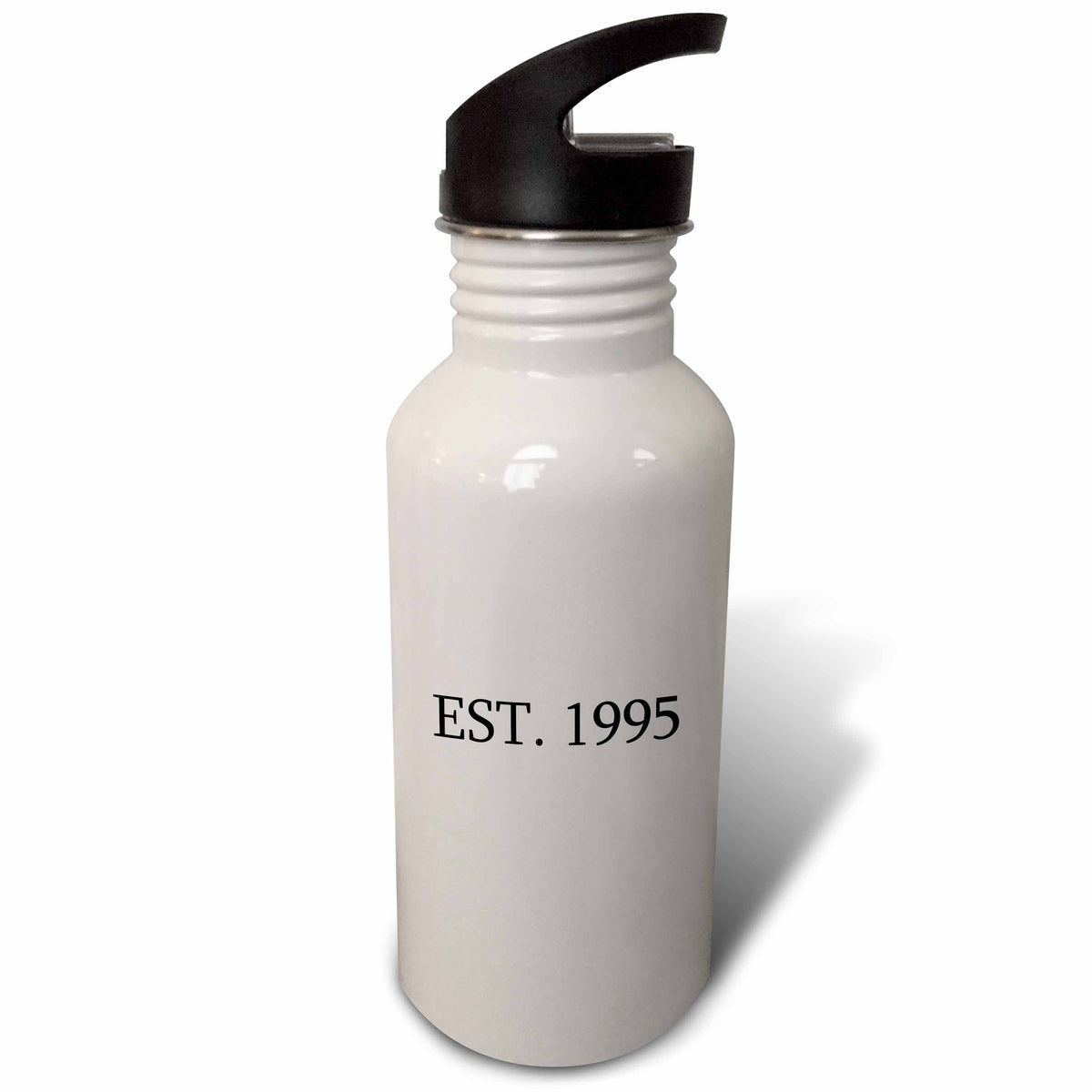 21 oz Black Sports Water Bottle F2016
