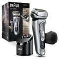 Wet Dry Rechargeable Electric Shaver with Clean Station B826