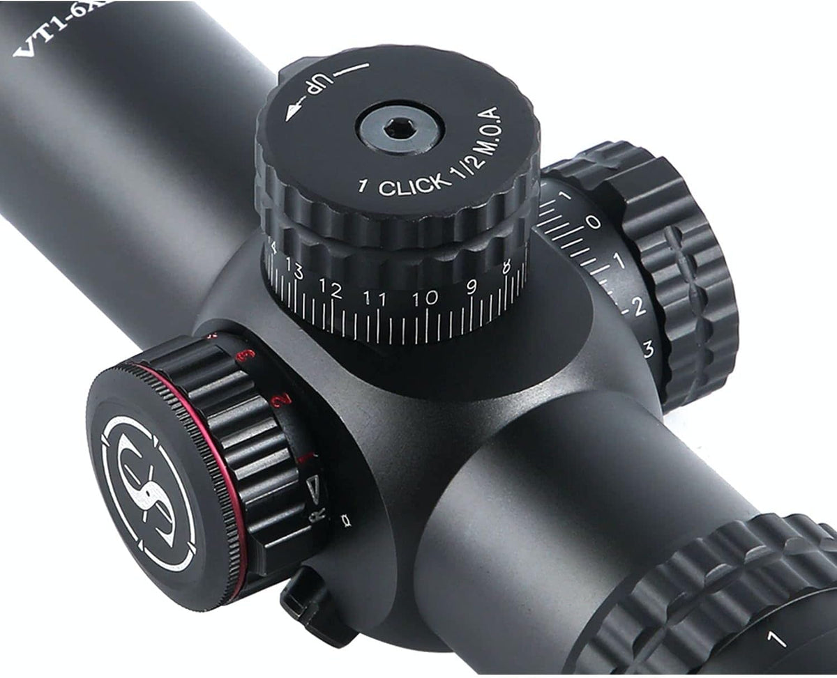1-6X28 FFP 35mm Tube Red/Green Illuminated Reticle Scope P638596