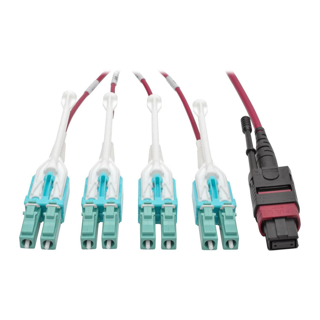 OM4 Fiber Optic Patch Cable 3.3 ft Magenta J466702