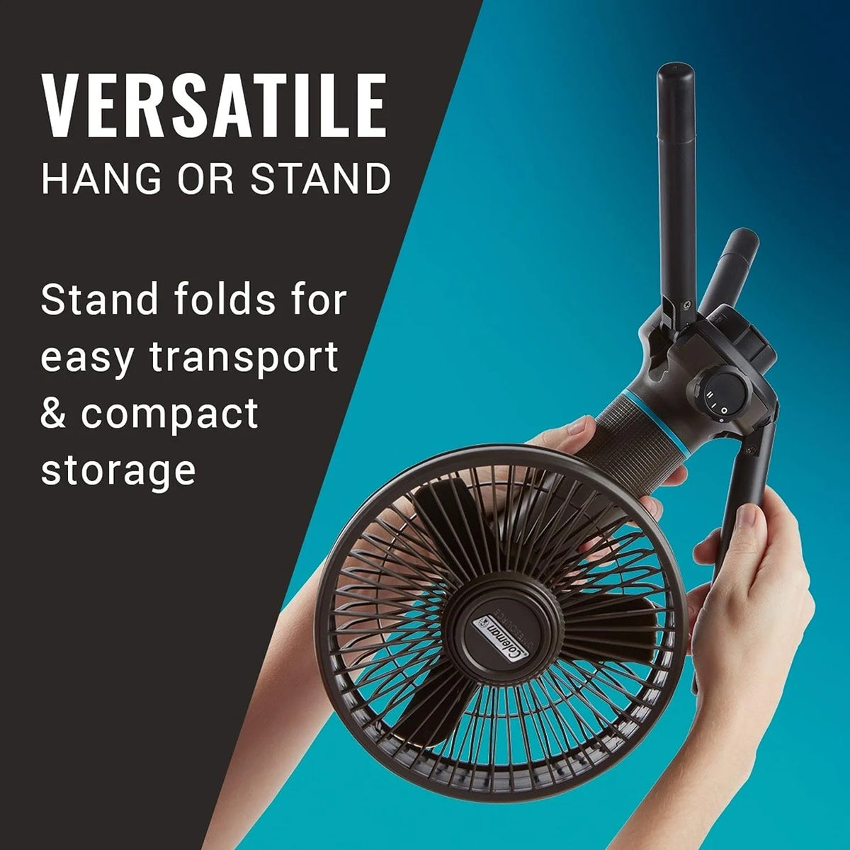 Black Multi-Speed Fan and Battery M88577