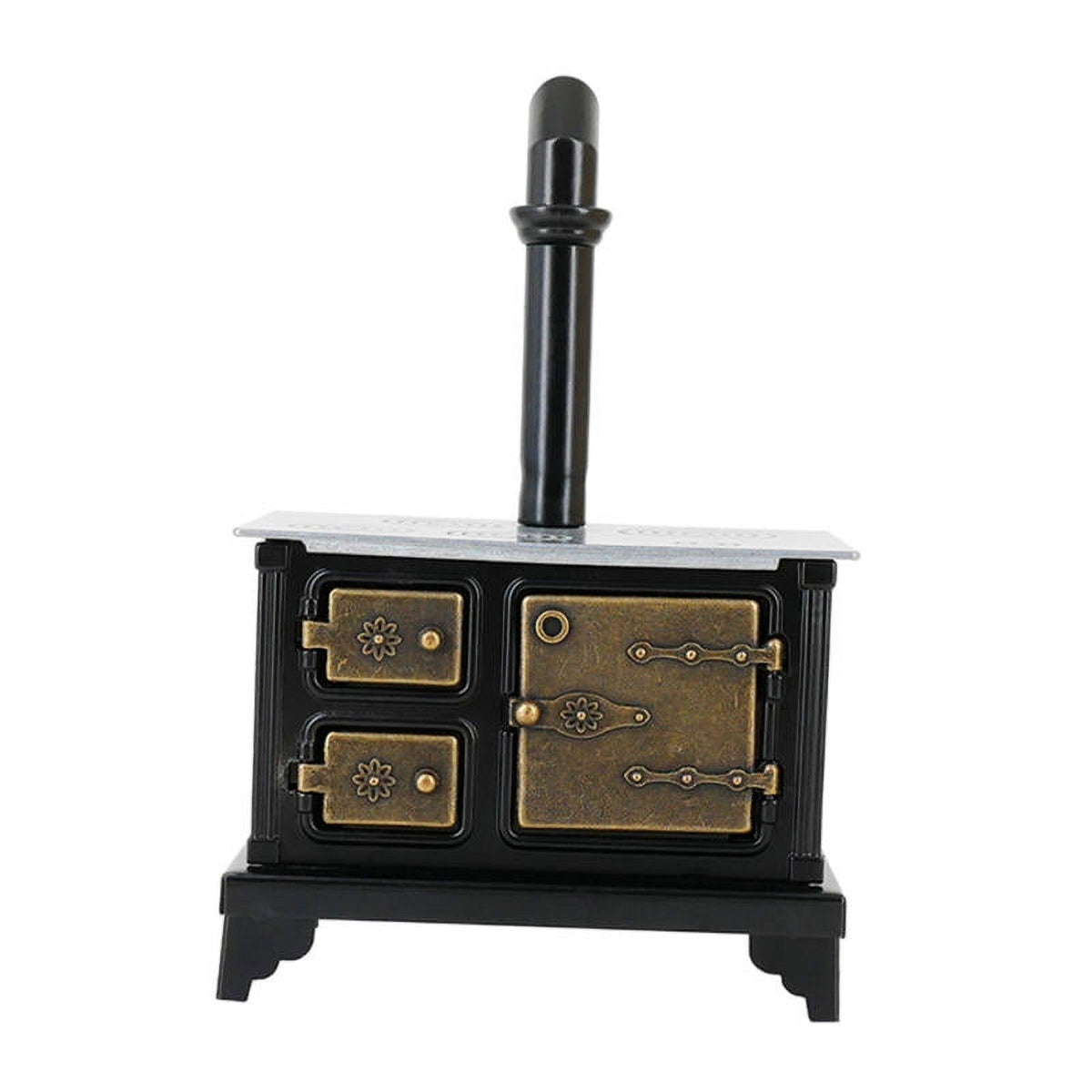 1/12 Doll House Metal Stove with Long Chimney R87786