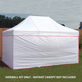 White Instant Canopy Sidewall Kit R26795