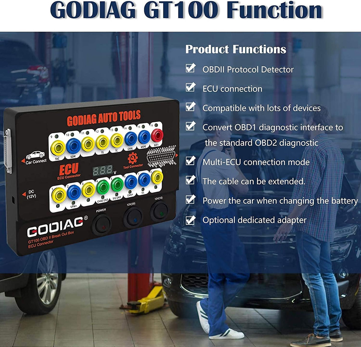 OBD2 Breakout Box ECU Connector R8292