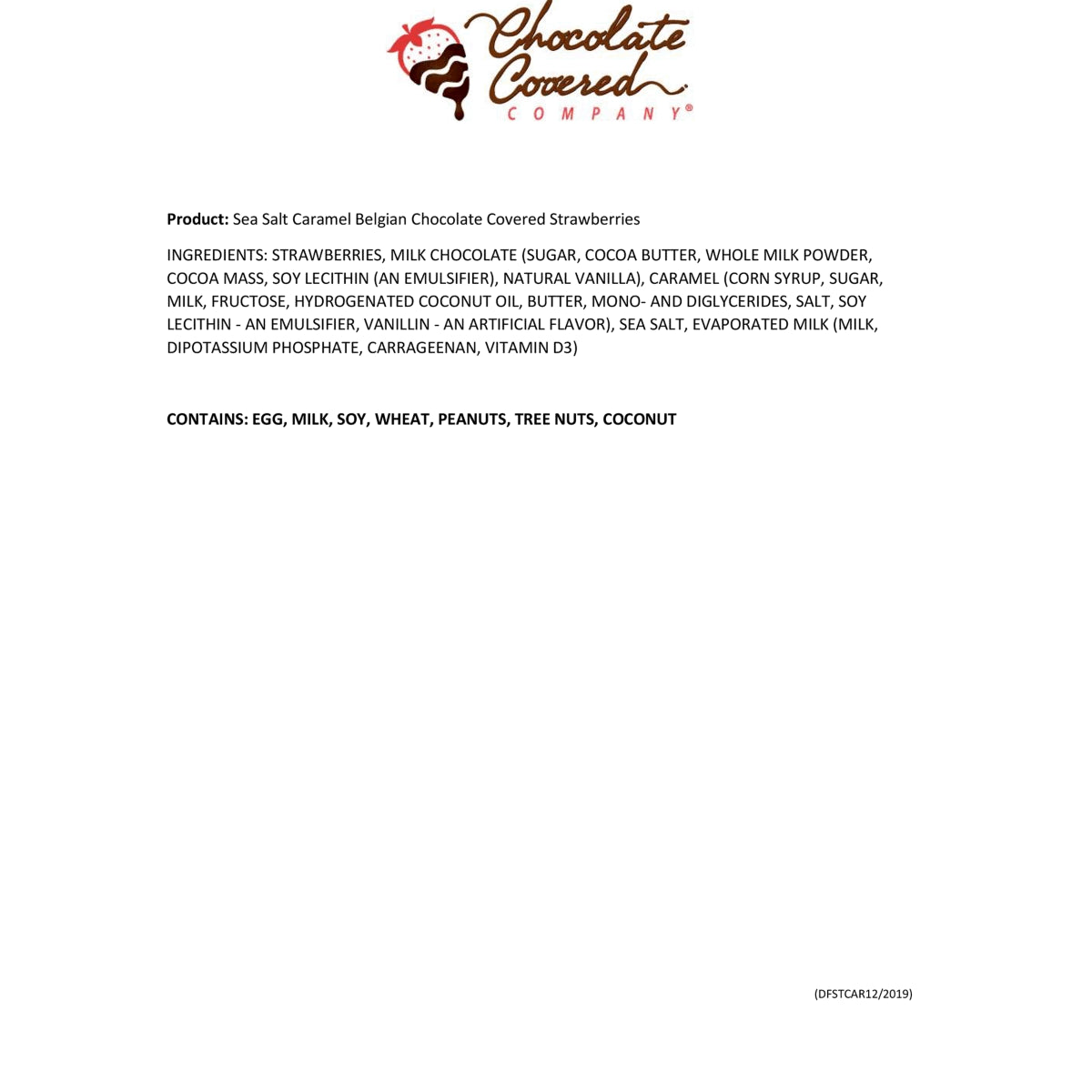 12-pc. Sea Salt Caramel Covered Strawberries A9704