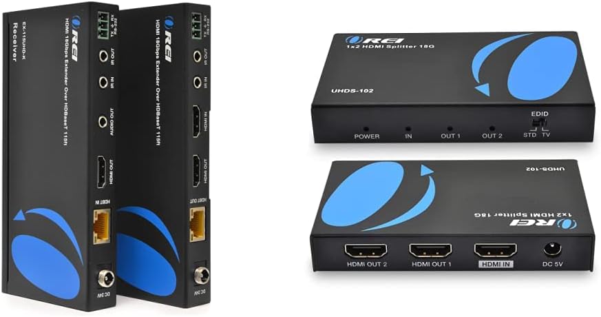 4K 60Hz HDMI Extender over Cat5e/6 Ethernet LAN cable O511407