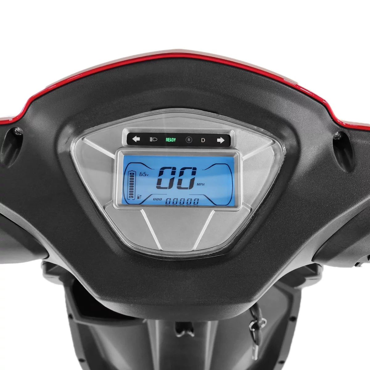 3 Wheel Mobility Scooter 300 lb. Weight Capacity Red Z96992