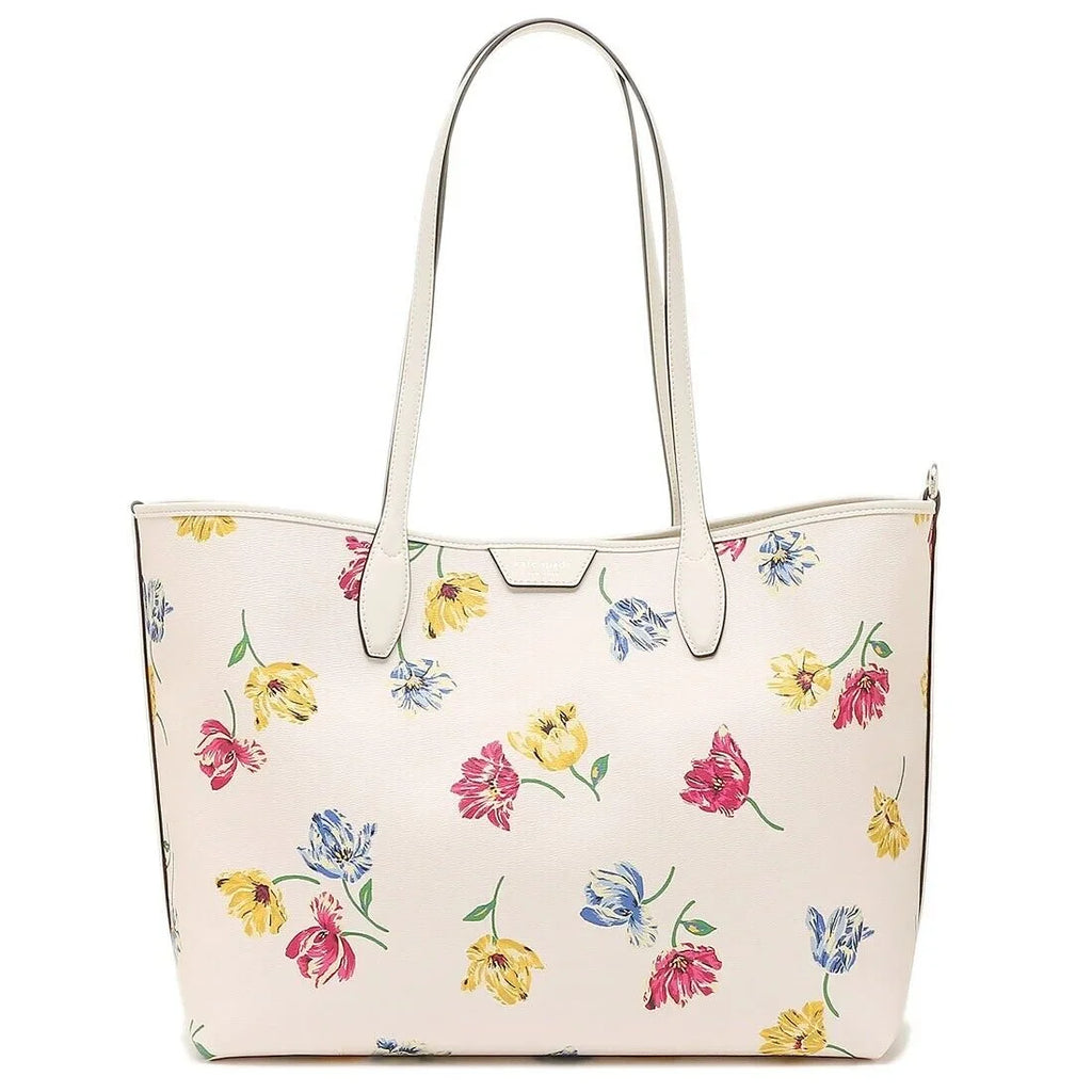 Ivory Floral Tote Bag H835917