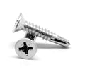 #10-16 x 2 Self Drilling Screw Phillips Flat Head Low Carbon Steel Zinc Plated Z23387