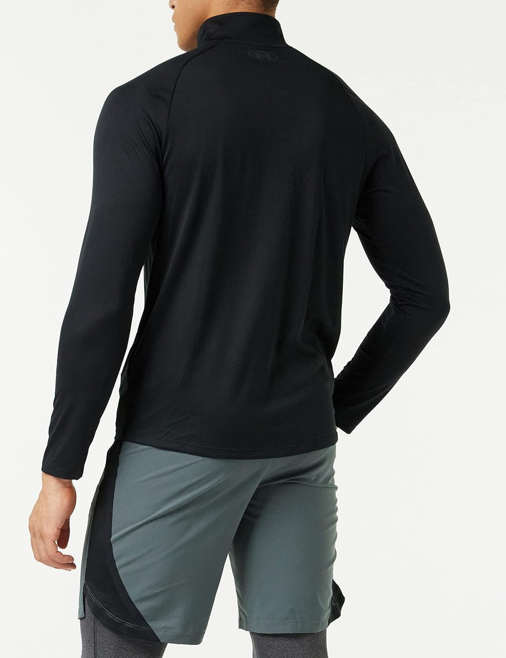 Black ½ Zip Long Sleeve Q385055