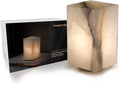 Handcrafted Calcite Dimmable LED Table Lamp O133895
